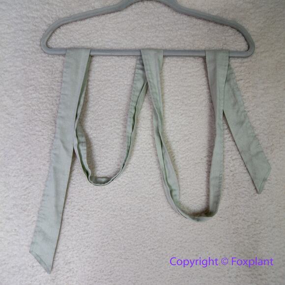 Eloquii *flawed* Short-Sleeve Coverall Jumpsuit light green linen blend, size 18 - Picture 3 of 16